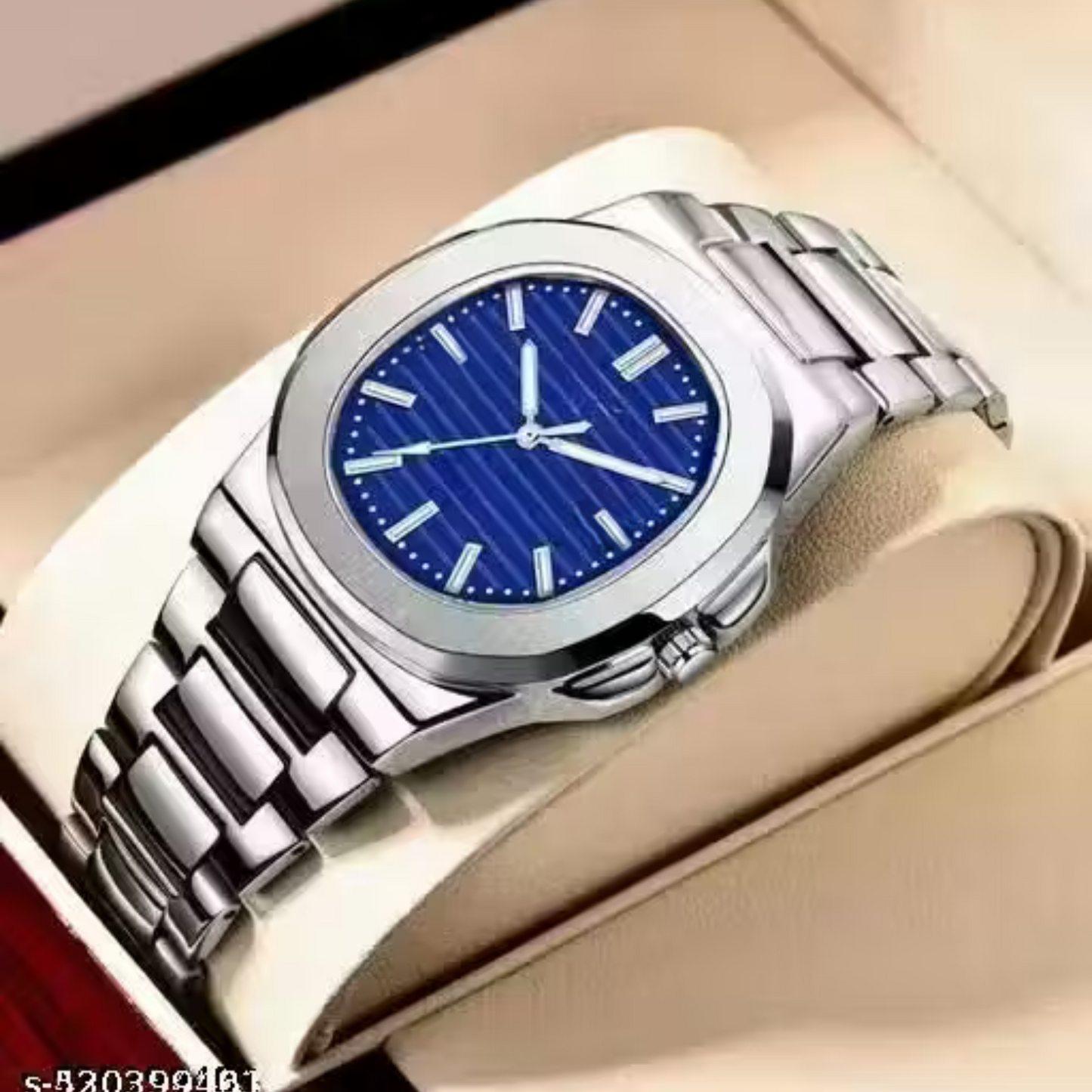 Square Nautilus Stainless Steel Watch for Men & Boys