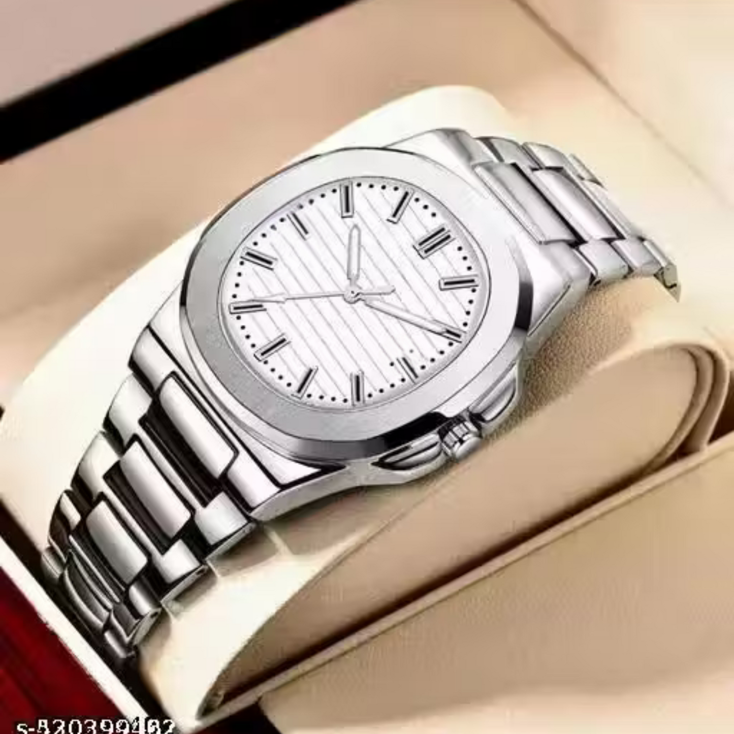 Square Nautilus Stainless Steel Watch for Men & Boys