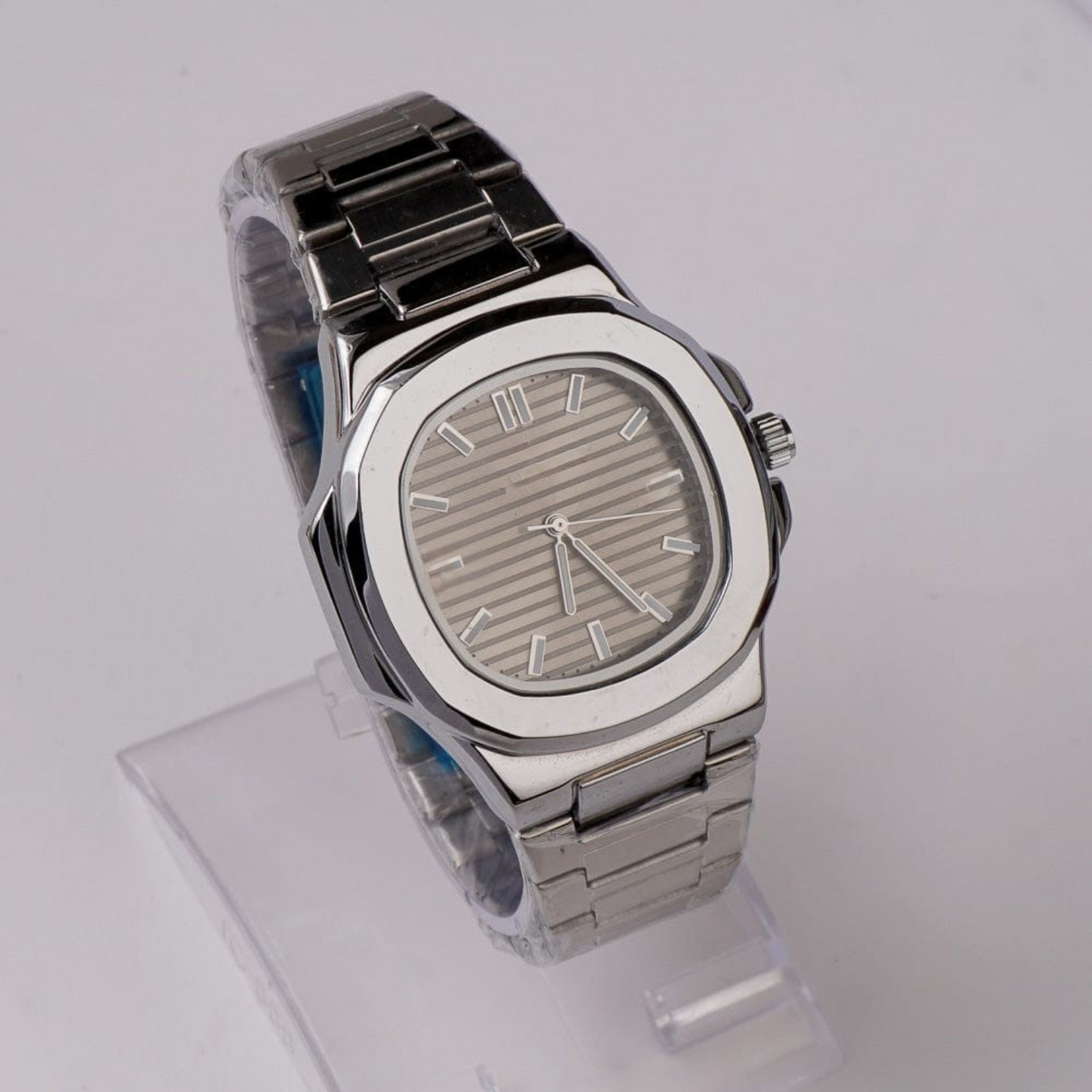 Square Nautilus Stainless Steel Watch for Men & Boys
