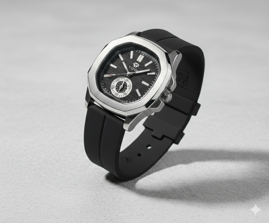 PATEK PHILLIPE Rubber Silicone Strap with Magnet Lock