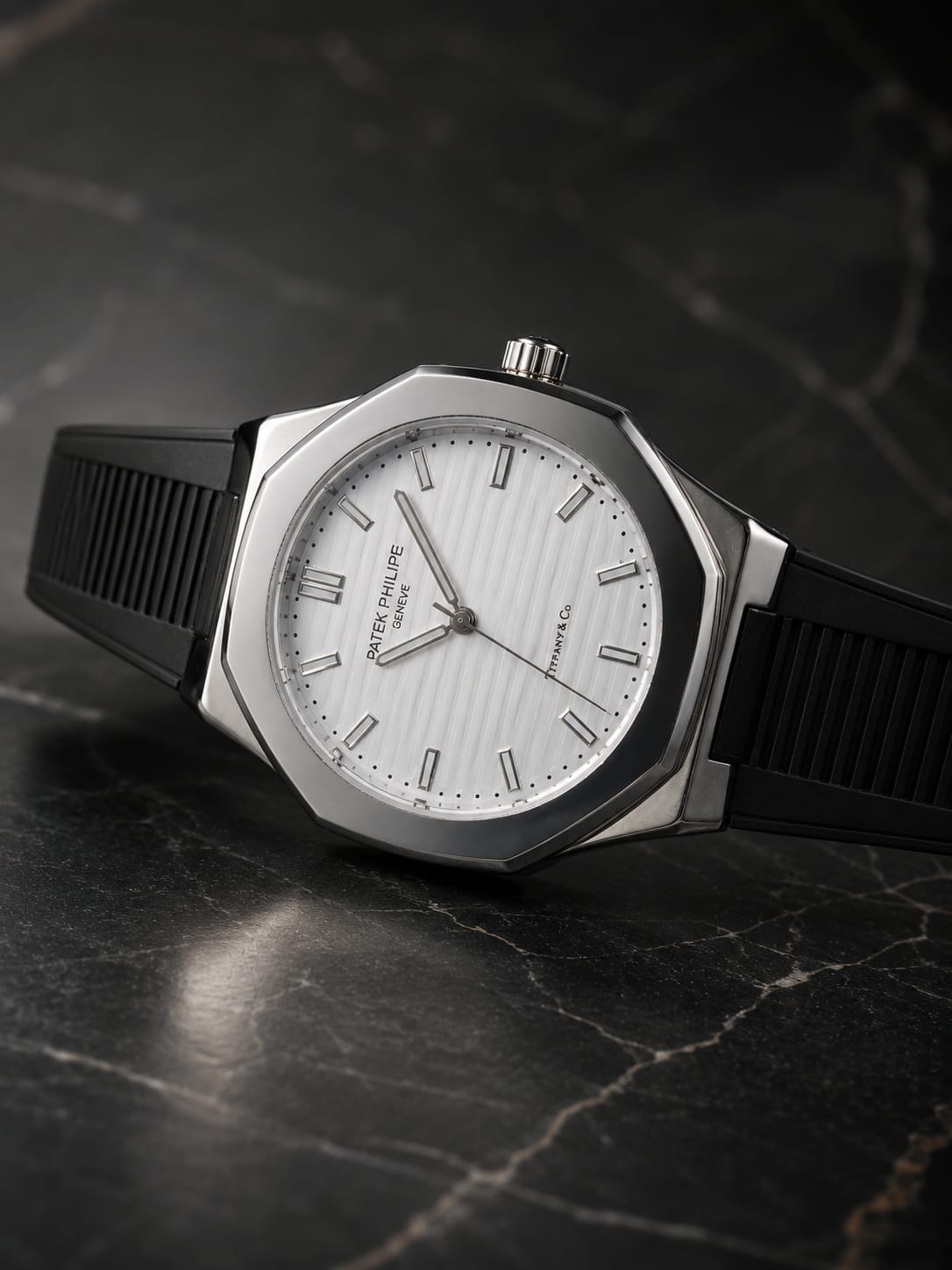 Premium Modification Luxury Sports Watch – Nautilus Style with Dual-Branded Dial
