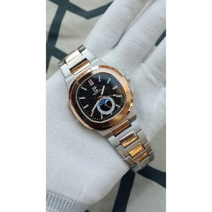 Square Nautilus Stainless Steel Watch for Men & Boys