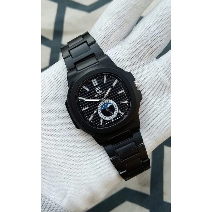 Square Nautilus Stainless Steel Watch for Men & Boys