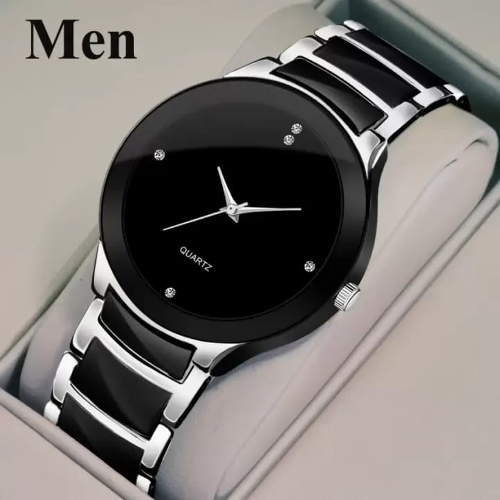 Classic Business Stainless Steel Watch for Men Boys