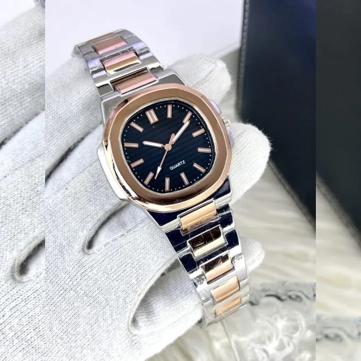 Square Nautilus Stainless Steel Watch for Men & Boys