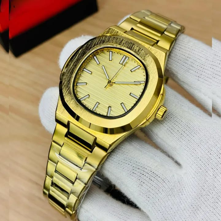 Square Nautilus Stainless Steel Watch for Men & Boys