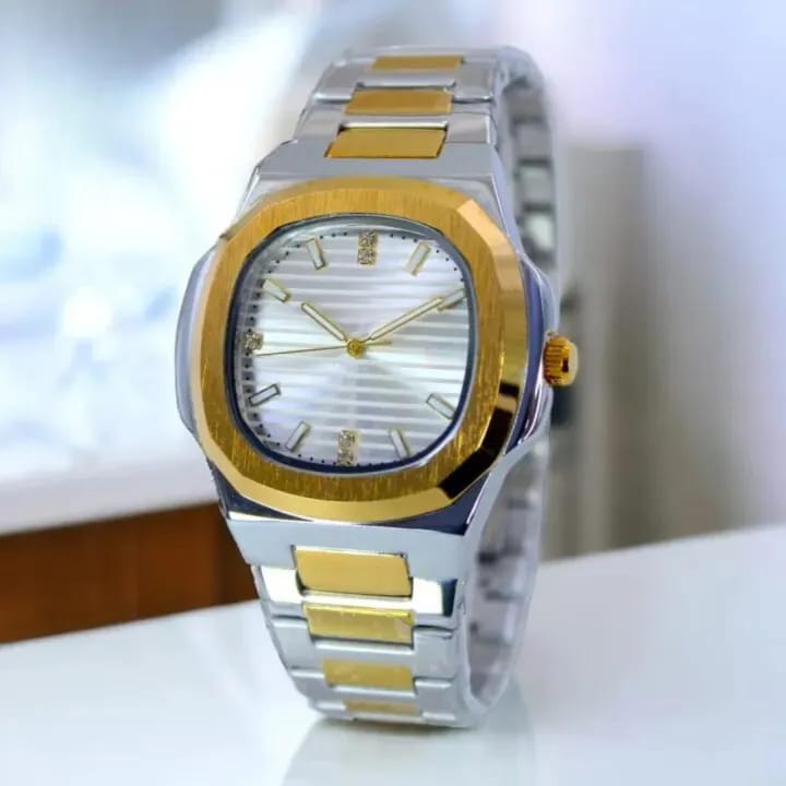 Square Nautilus Stainless Steel Watch for Men & Boys