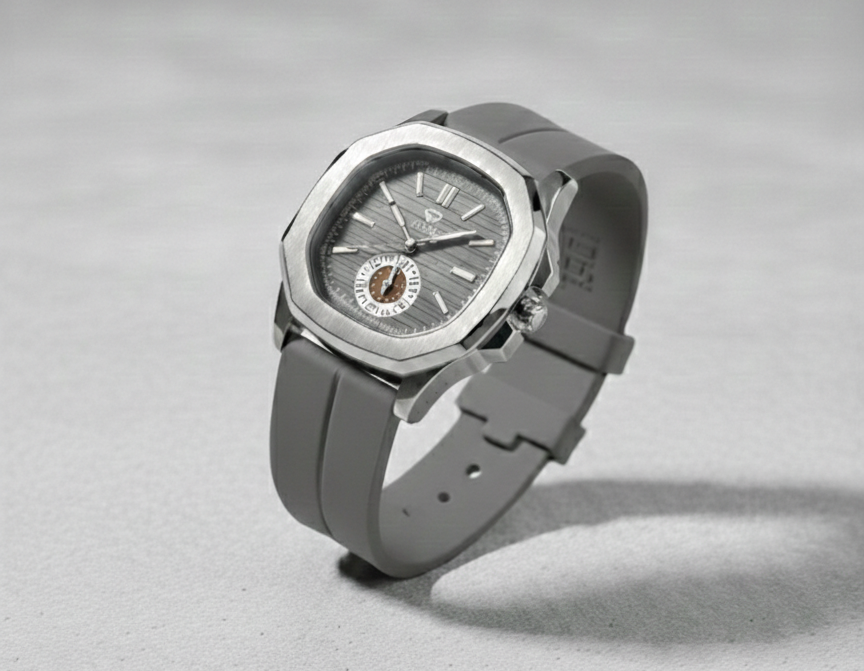PATEK PHILLIPE Rubber Silicone Strap with Magnet Lock