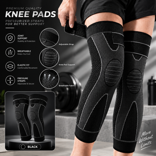 1 Pair Thermal Leg Warmers – Unisex Winter Knee High Sleeves