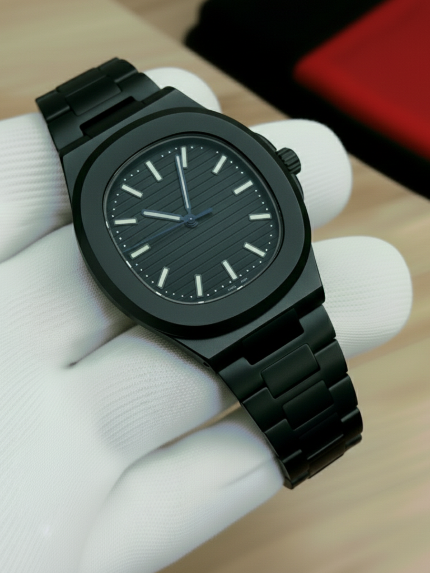 Patek Square Nautilus Stainless Steel Watch for Men & Boys