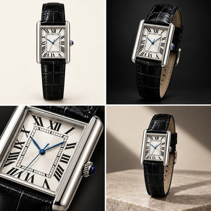 Tank OLD MONEY Watch in Leather Strap