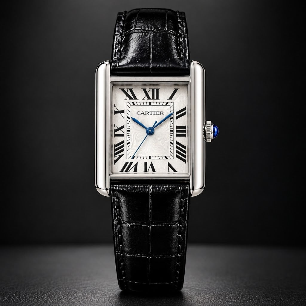 Tank OLD MONEY Watch in Leather Strap