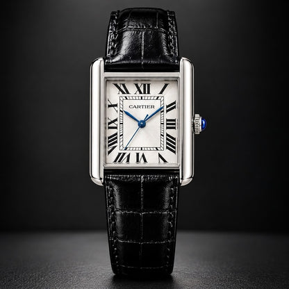 Tank OLD MONEY Watch in Leather Strap