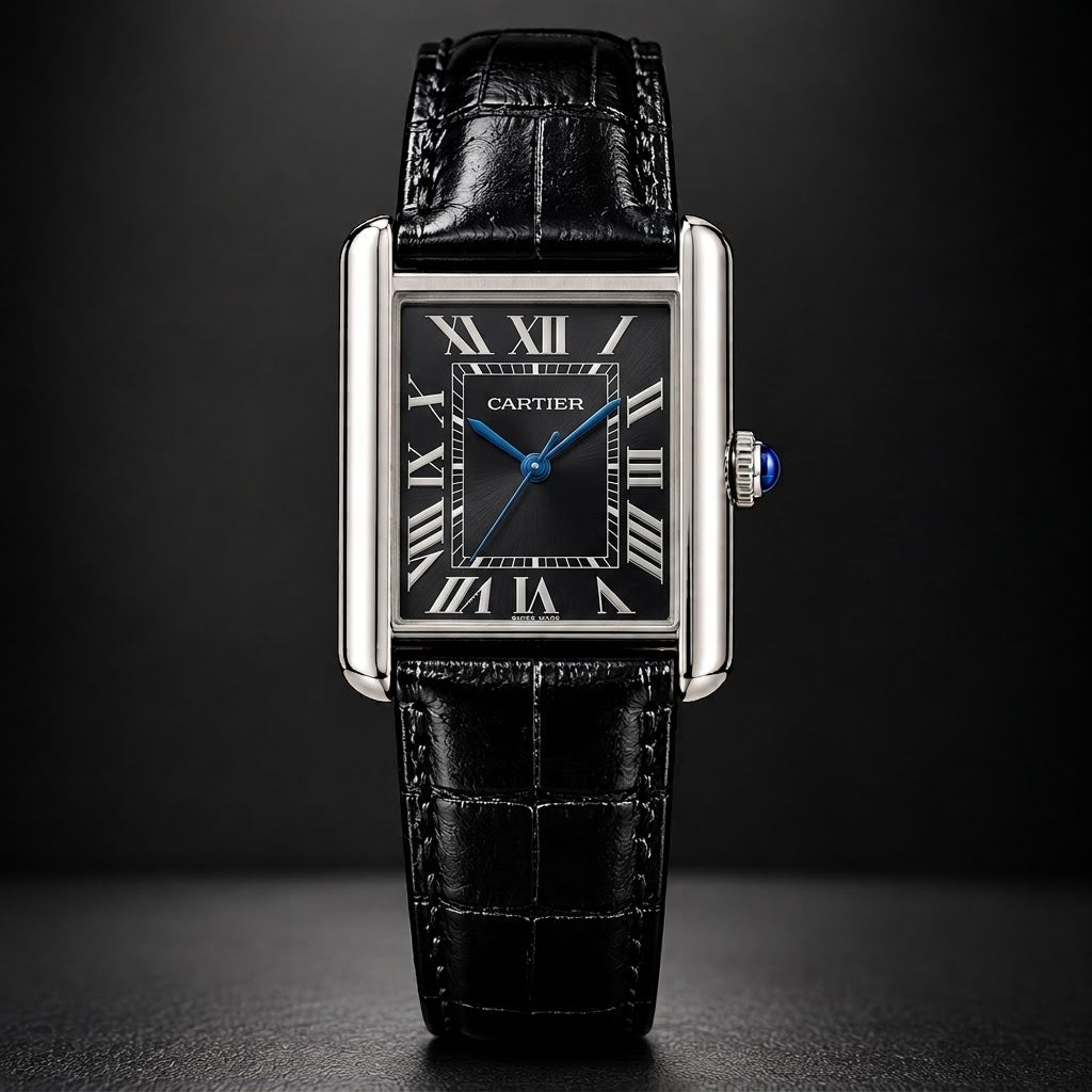 Tank OLD MONEY Watch in Leather Strap