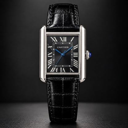 Tank OLD MONEY Watch in Leather Strap