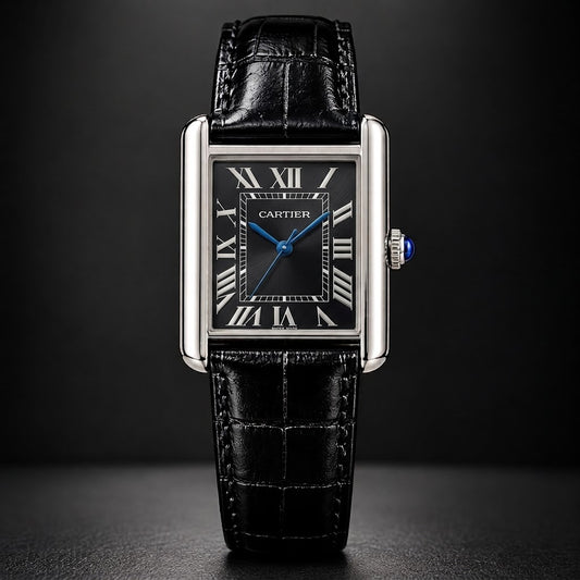 Tank OLD MONEY Watch in Leather Strap