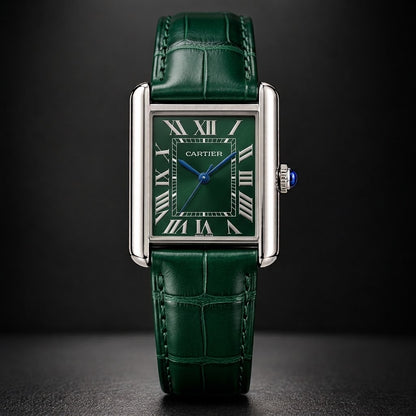 Tank OLD MONEY Watch in Leather Strap