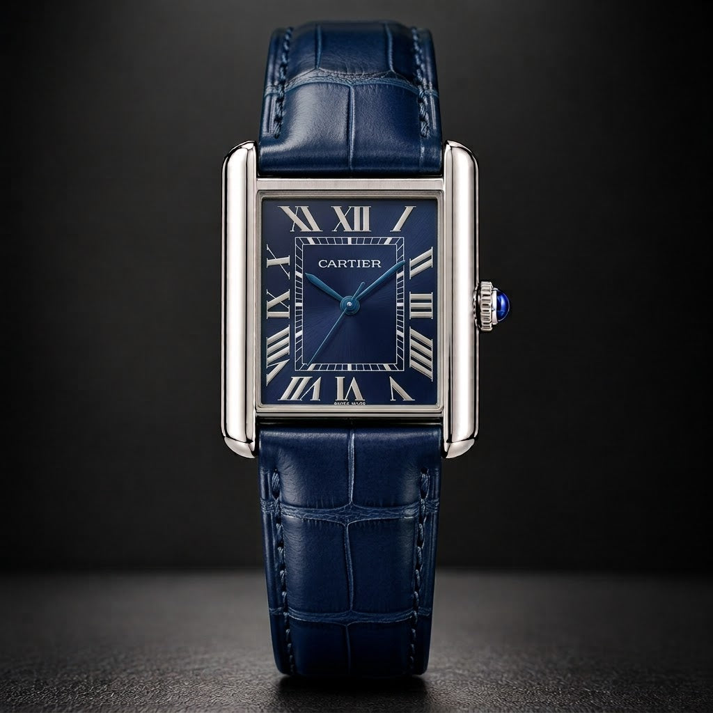 Tank OLD MONEY Watch in Leather Strap