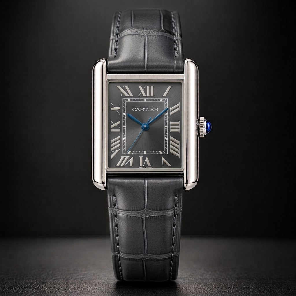 Tank OLD MONEY Watch in Leather Strap