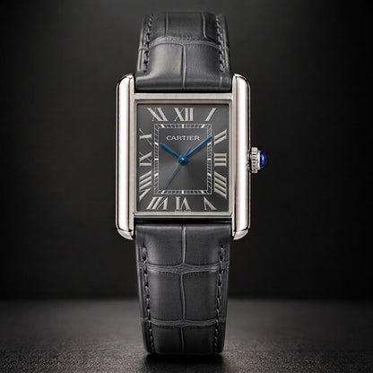 Tank OLD MONEY Watch in Leather Strap
