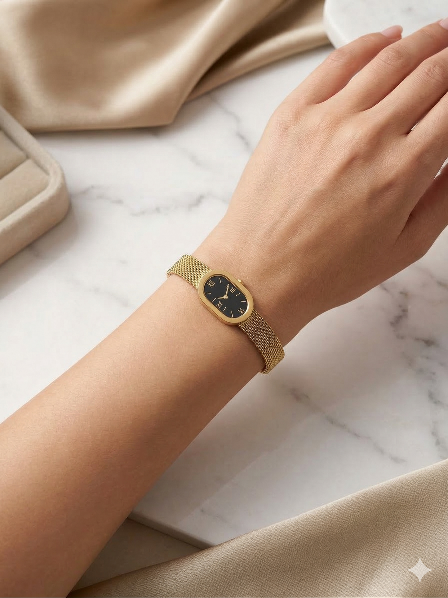 Stainless steel watch dial chain bracelet