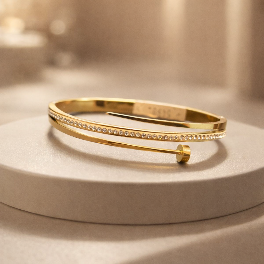 stainless steel elegant Handcuff bracelet