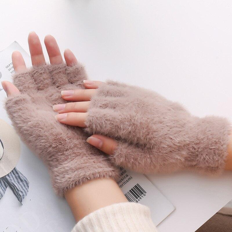 Half Finger Gloves for Women Girls