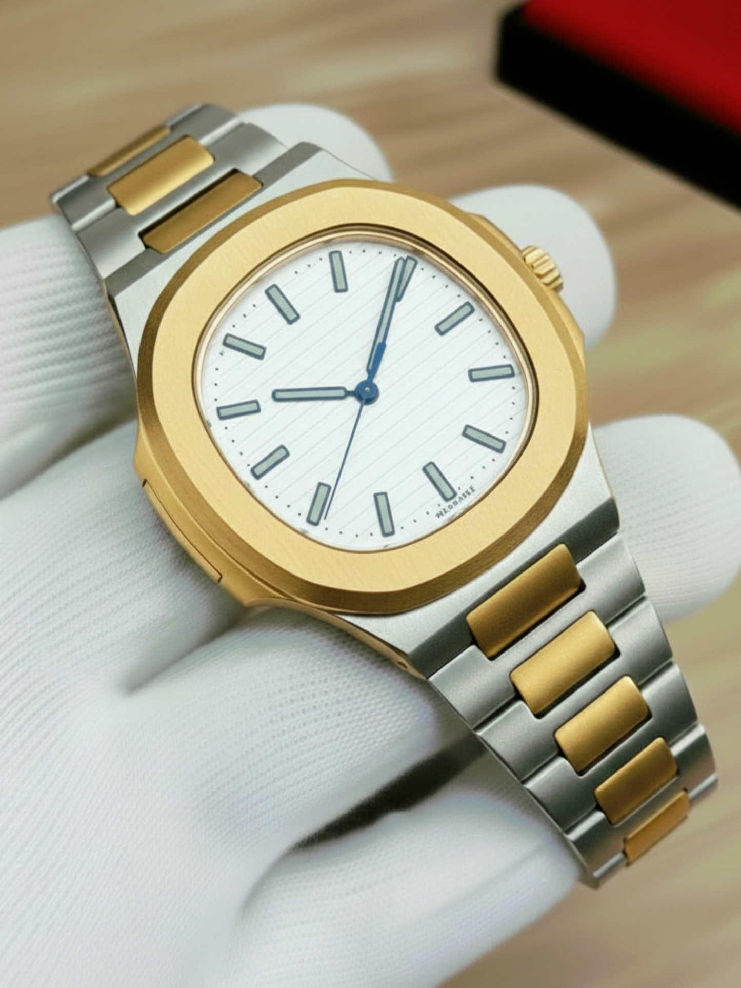 Square Nautilus Stainless Steel Watch for Men & Boys