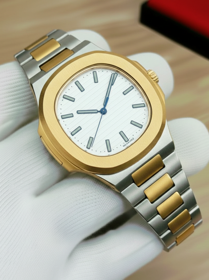 Square Nautilus Stainless Steel Watch for Men & Boys