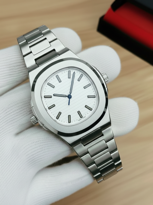 Patek Square Nautilus Stainless Steel Watch for Men & Boys