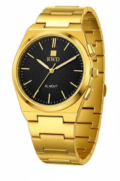 Luxury Stainless Steel Quartz Watch for Men