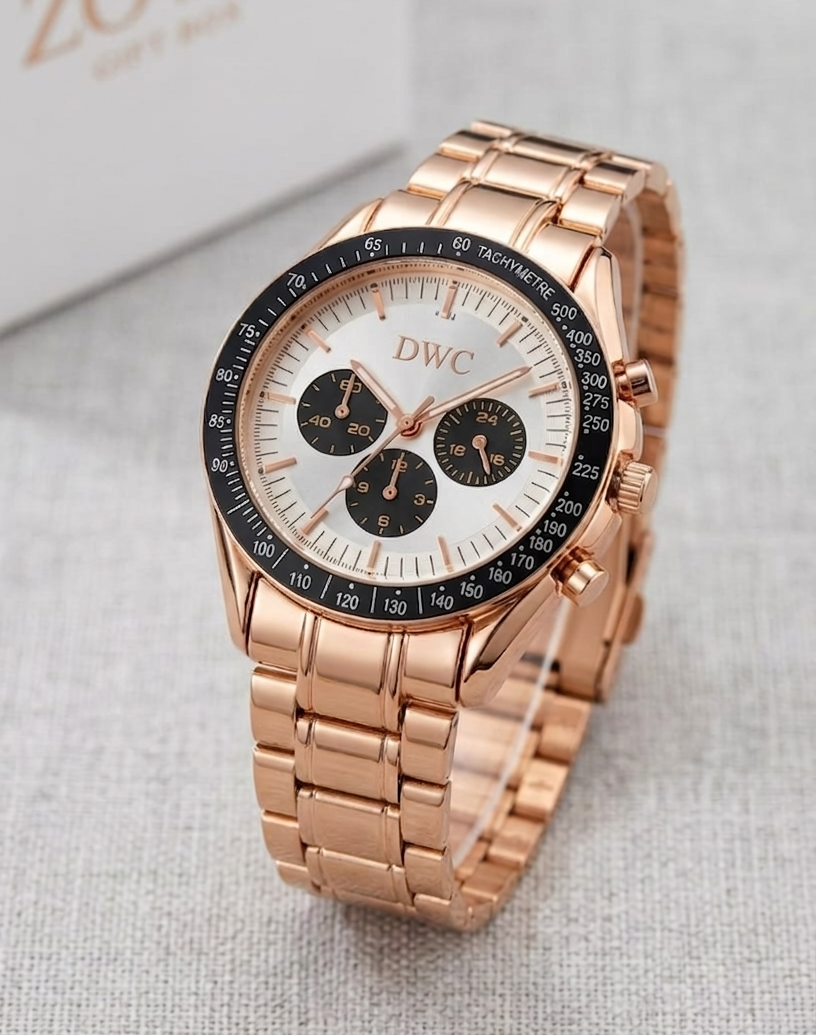 DWC Heritage Chronograph Panda Dial Watch