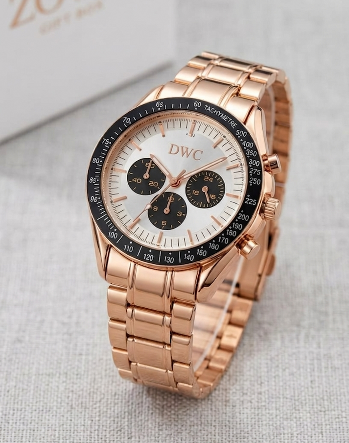 DWC Heritage Chronograph Panda Dial Watch – Nzaam Store