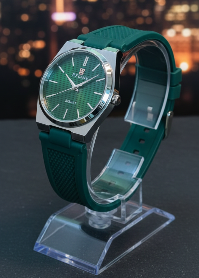 Silicone Tape Student Watch Men's Wristwatch Fashion Calendar Men's Watch