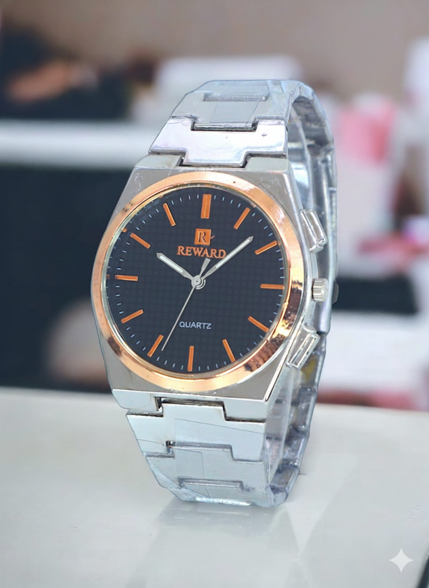 Luxury Stainless Steel Quartz Watch for Men