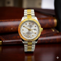 2 Tone( Silver Dial)
