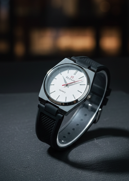 Silicone Tape Student Watch Men's Wristwatch Fashion Calendar Men's Watch