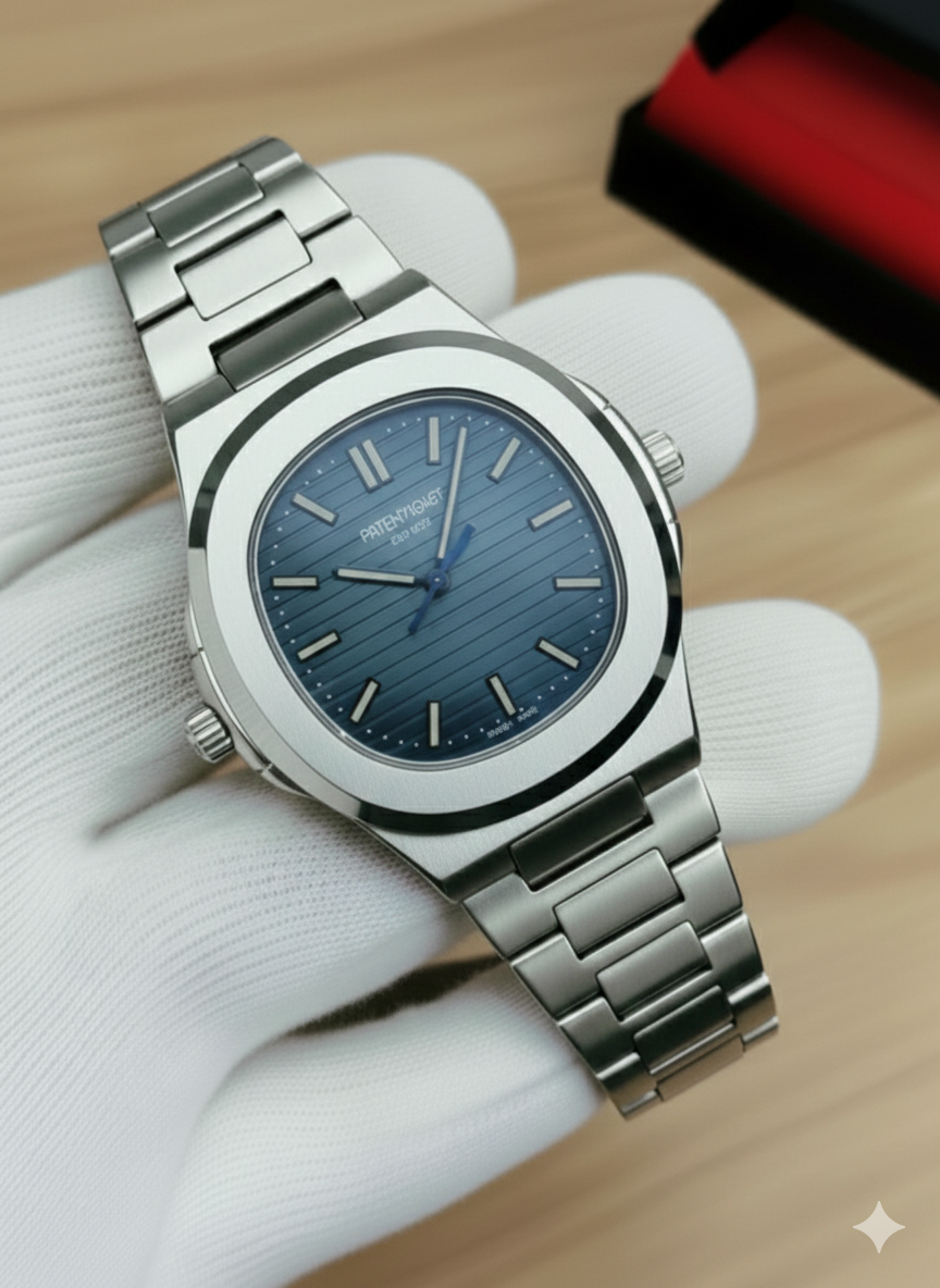 Square Nautilus Stainless Steel Watch for Men & Boys