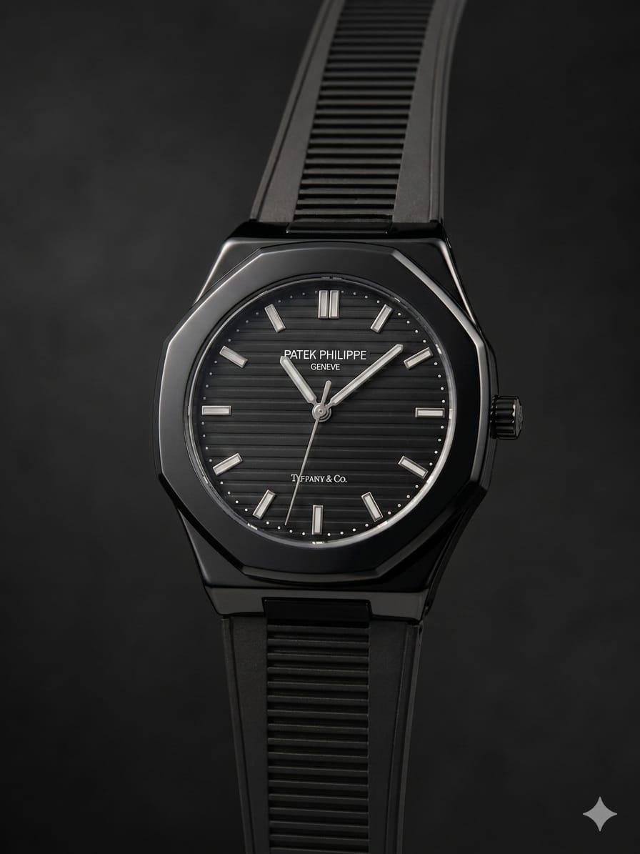 Premium Modification Luxury Sports Watch – Nautilus Style with Dual-Branded Dial