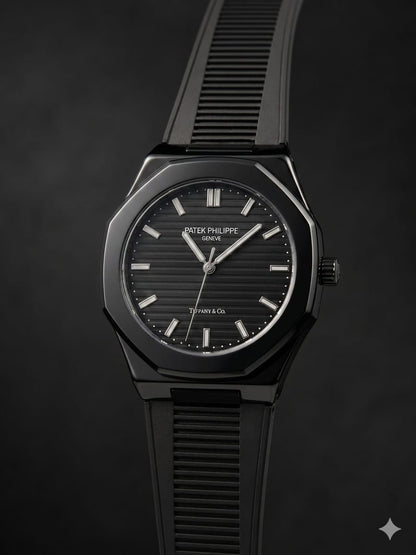 Premium Modification Luxury Sports Watch – Nautilus Style with Dual-Branded Dial