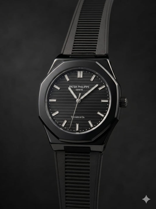 Premium Modification Luxury Sports Watch – Nautilus Style with Dual-Branded Dial