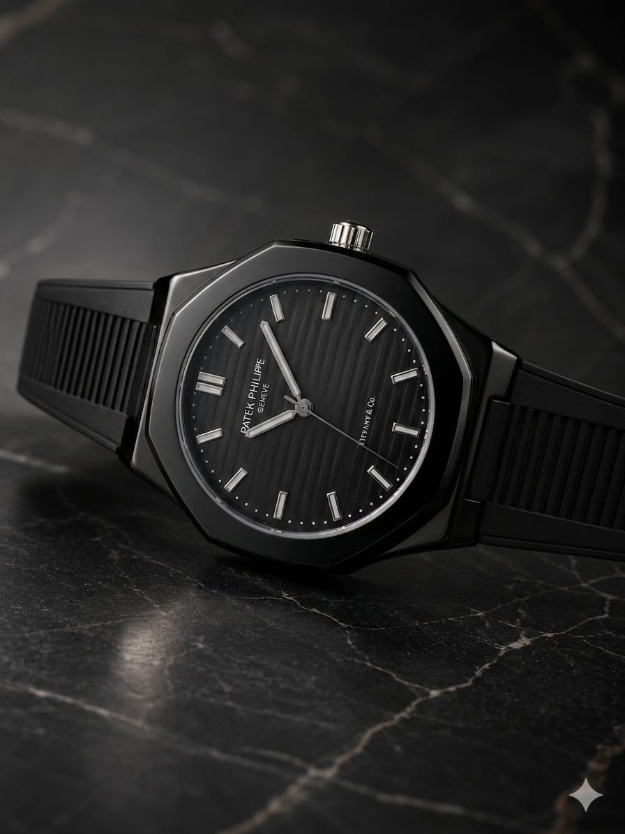 Premium Modification Luxury Sports Watch – Nautilus Style with Dual-Branded Dial