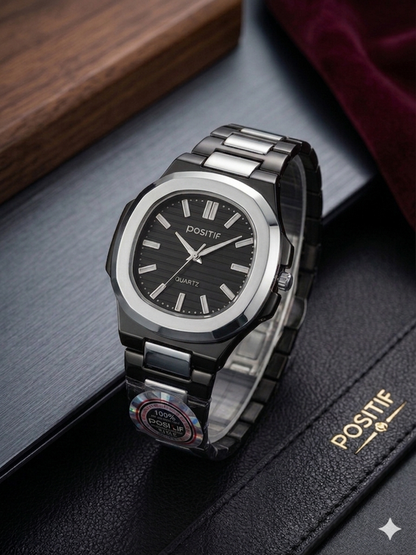 Square Nautilus Stainless Steel Watch for Men & Boys
