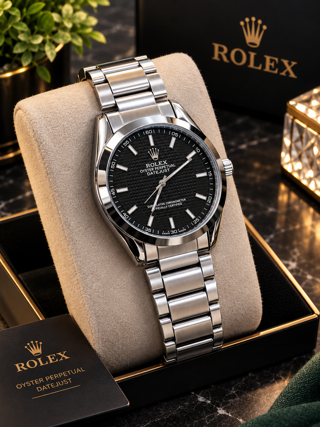 ROLEX Luxury Dial Stainless Steel Watch – Premium Men’s Timepiece