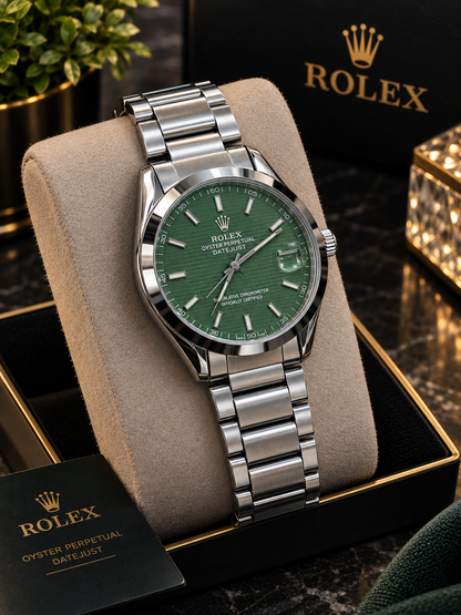 ROLEX Luxury Dial Stainless Steel Watch – Premium Men’s Timepiece