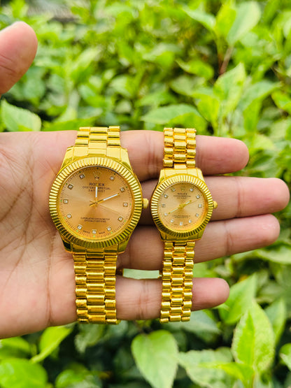 Rolex Stainless Steel Couple Watch