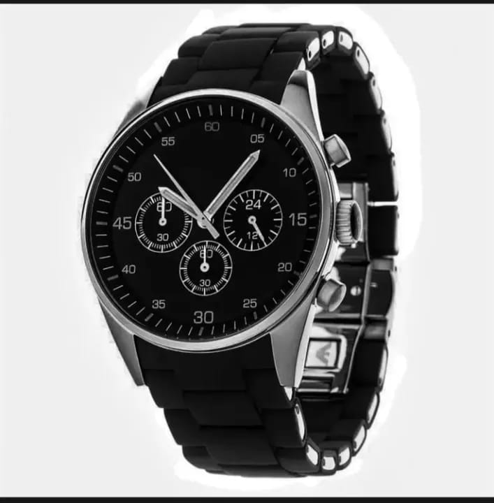 Armani High Quality Rubber Strap Watch