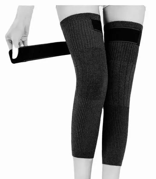 Thick Padded Knee Warmer With Strap