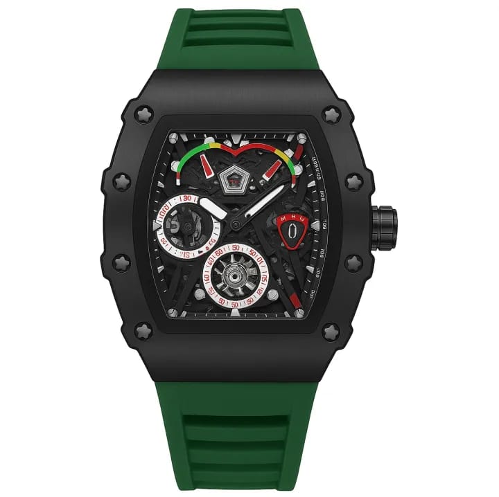 Frank Muller Latest Article Watch with Rubber Strap(Plastic Case)