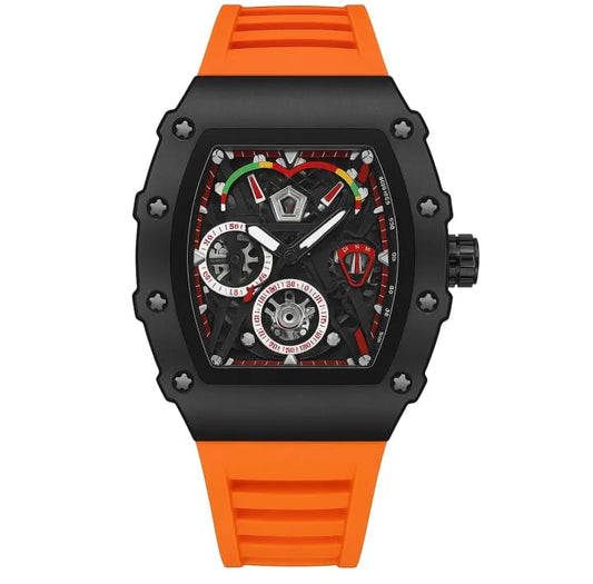 Frank Muller Latest Article Watch with Rubber Strap(Plastic Case)